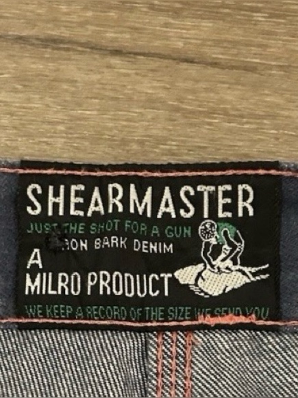 VTG Milro Shearmaster Ironbark Denim Sheep Shearing Jeans Dead Stock Size 34/28
